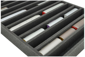 JV055A003 Feldherr foam insert for model railway - H0m scale - 13 compartments - for upright storage