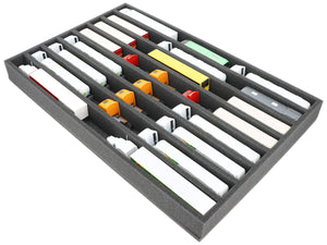 JV055A004 Foam insert for model cars 1:87 - Trucks, buses, utility vehicles - 8 compartments