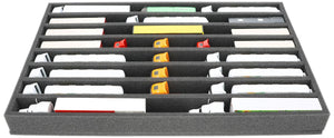 JV055A004 Foam insert for model cars 1:87 - Trucks, buses, utility vehicles - 8 compartments