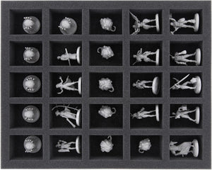 Feldherr foam tray set for KDM Wave 1 + 2: Dragon King, Gorm, Lion God, Lonely Tree and small monsters