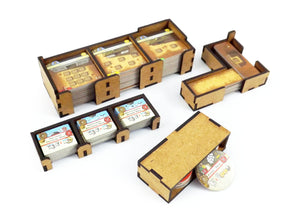 Boardgame Organizer Insert for The Colonists and expansion Ante Portas