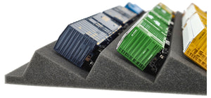 Feldherr Zugliege - H0 scale 60 x 42 cm - for IKEA ALEX drawer unit on casters - 5 compartments - KQMFQNA01