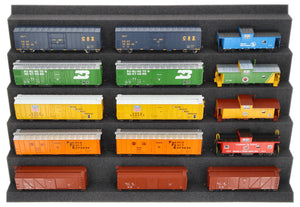 Feldherr Zugliege - H0 scale 60 x 42 cm - for IKEA ALEX drawer unit on casters - 5 compartments - KQMFQNA01