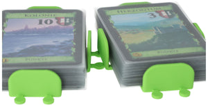 Feldherr card deck holder for Dominion - basic Victory cards with sleeves