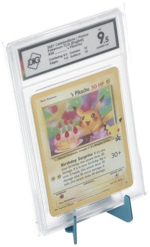 5 pcs value pack Feldherr Card Stand - Foldable - for Graded Cards, Trading Cards and Slabs