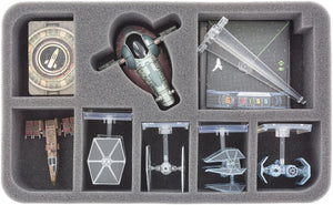 Feldherr MEDIUM case for X-Wing Scum and Villainy, Hound's Tooth and Slave 1