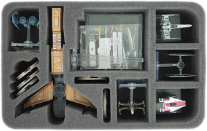 Feldherr MEDIUM case for X-Wing Scum and Villainy, Hound's Tooth and Slave 1
