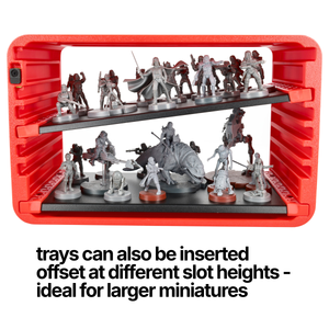 Feldherr MINI PLUS Bag with Miniature Transport Case HSVR7150 - Red