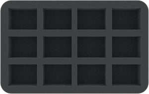 HS045BB10 foam tray for Blood Bowl - 12 compartments