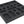 AFMEKS030BO 285 mm x 285 mm x 30 mm foam tray for board game accessories - 18 compartments