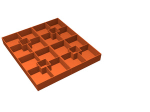 Feldherr Organizer Insert for Legends of Andor and its expansion New Heroes