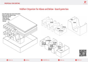 Feldherr Organizer Insert for Above and Below - board game box