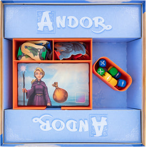 Feldherr Organizer Insert for Andor: The Family Fantasy Game - board game box