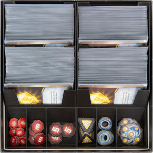 Feldherr Organizer Insert for Keyforge: Mass Mutation - Starter Set - board game box