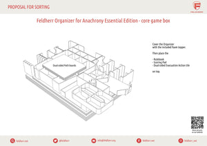 Feldherr Organizer Insert for Anachrony: Essential Edition - core game box