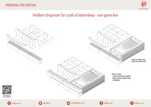 Feldherr Organizer Insert for Lords of Waterdeep - core game box
