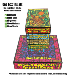 Feldherr Organizer Insert for Dungeon Degenerates: Hand of Doom (Sixth Printing) - Core Game Box