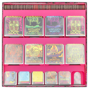 Feldherr Organizer Insert for Dungeon Degenerates: Hand of Doom (Sixth Printing) - Core Game Box