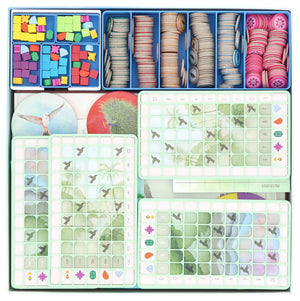 Feldherr Organizer Insert for Wingspan - Core Game + 4 Expansions - Core Game Box