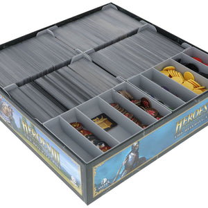 Feldherr Organizer insert für Heroes of Might & Magic III: The Board Game - Gameplay All-In Pledge - core game Box - cards + small accessories only