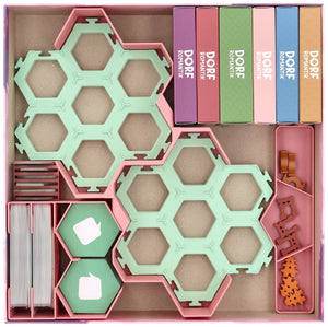 Feldherr Organizer Insert incl. tile holders for Dorfromantik: Sakura - board game box