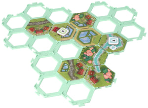 Feldherr Organizer Insert incl. tile holders for Dorfromantik: Sakura - board game box