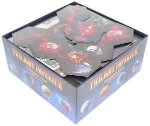 Feldherr Organizer Insert with Foam Tray for Twilight Imperium: Thunder's Edge - Board Game Box