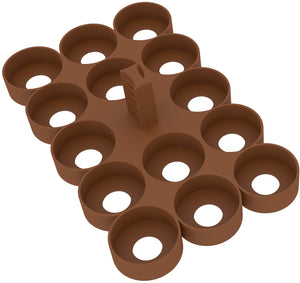 Feldherr paint racks + token trays for 4L Really Useful Boxes - 56 Citadel Paint Pots (12 ml) + game material