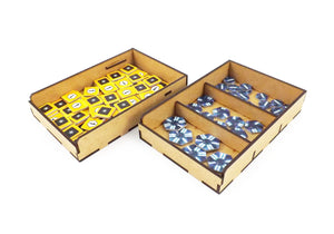 Boardgame Organizer Insert for Roll for the Galaxy and expansion Ambition