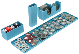 Feldherr Foam Set + Organizer Insert for Warhammer Quest: Darkwater - Core Game Box