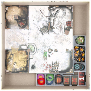 Feldherr foam set with Organizer for Zombicide: White Death - core game box