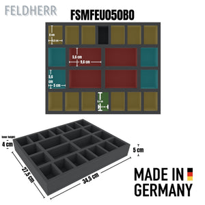 Feldherr Storage Box with Foam Set for Warhammer: The Old World - Warriors of Chaos (FSLB310P114)