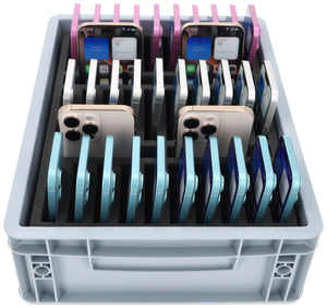 Smartphone Storage Box for Schools - Organization and Security for Up to 34 large Devices