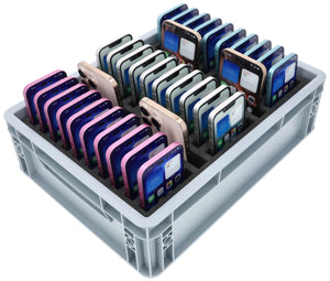 Smartphone Storage Box for Schools - Organization and Security for Up to 34 large Devices