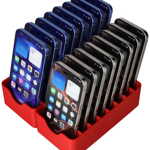 Feldherr mobile phone holder / smartphone parking space for classrooms - 16 smartphones