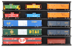 Stackable Eurobox 60 x 40 cm with PanoramaLiege for model railway - 5 compartments for H0 scale