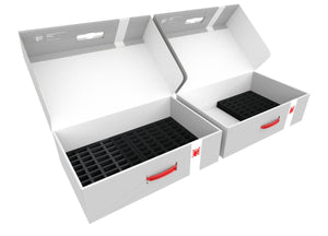 Transporter with 2 storage boxes for more than 540 Zombicide figures and accessories