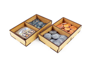 Boardgame Organizer Insert for Great Western Trail and expansion Rails to the North