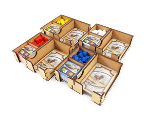 Boardgame Organizer Insert for Great Western Trail and expansion Rails to the North