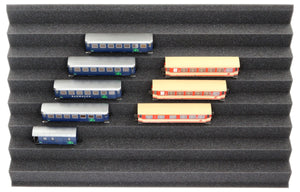 EUMEWEA02 Feldherr Zugliege - H0e Gauge - 7 compartments for model railway locomotives, wagons and vehicles