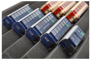 EUMEWEA02 Feldherr Zugliege - H0e Gauge - 7 compartments for model railway locomotives, wagons and vehicles