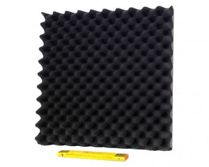 CPNP050Set 2 pieces convoluted foam 500 mm x 500 mm x 50 mm