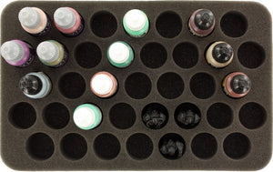 HS035P1BO 35 mm Half-Size foam tray with 37 compartments