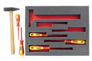 FS010Bred 345 mm x 275 mm x 10 mm colored foam for Shadowboard red