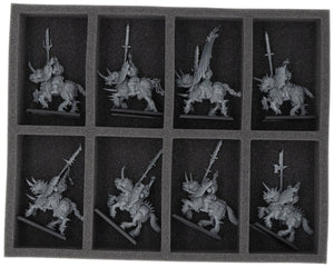 Feldherr Maxi Plus Carry Bag with Foam Set for Warhammer: The Old World - Warriors of Chaos miniatures (MAXPLUS93)