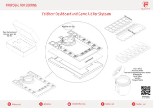 Feldherr Dashboard and Game Aid for Sky Team + Turbulence Expansion