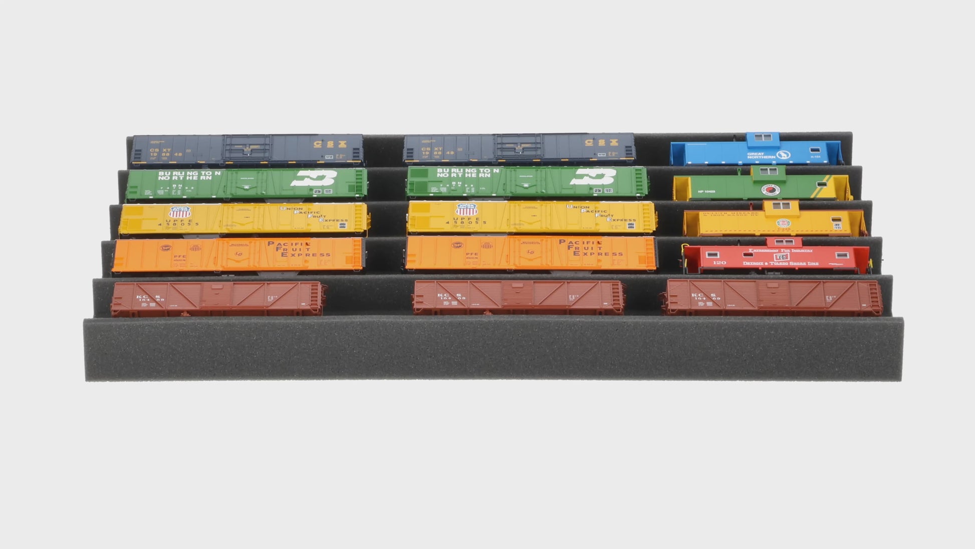 EUMFQFA02 Feldherr PanoramaLiege - H0 scale - 5 compartments for model railway - 560 mm x 360 mm x 45 mm